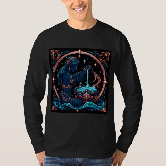 みずがめ座 Tシャツ (正面)