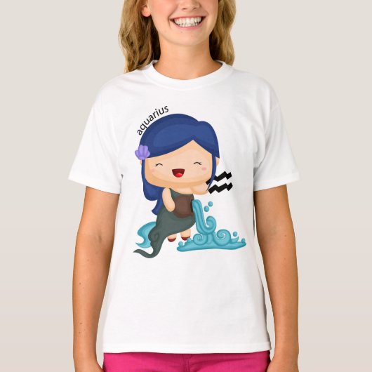 みずがめ座 Tシャツ (正面)