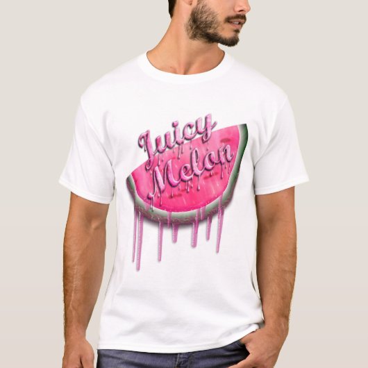 みずみずしいスイカ Tシャツ (正面)