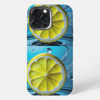 みずみずしい水滴をまとったレモン iPhone 13 PRO MAXケース