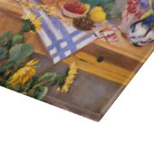 みずみずしい花I カッティングボード (角)