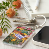 みずみずしい花I キーホルダー (正面右)