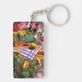みずみずしい花I キーホルダー (裏面)