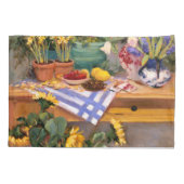 みずみずしい花I 枕カバー (裏面-左)