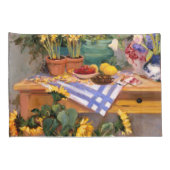 みずみずしい花I 枕カバー (裏面-右)