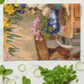 みずみずしい花II キッチンタオル (折り畳み)