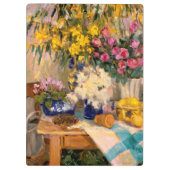 みずみずしい花II クリップボード (裏面)