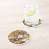 みずみずしい花II コースター (側面)