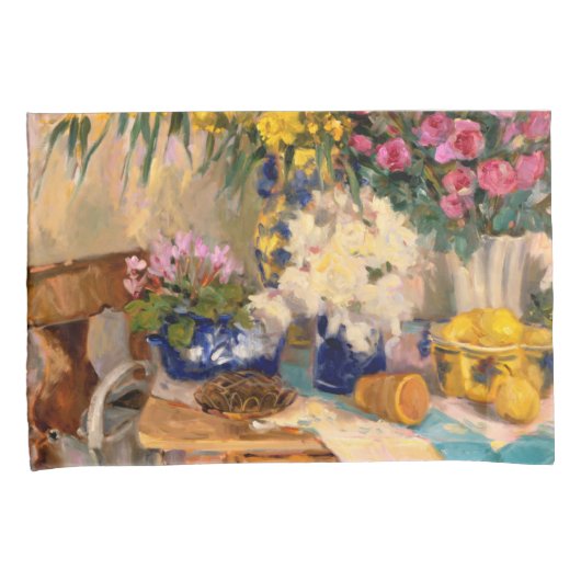 みずみずしい花II 枕カバー (正面右)