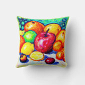 みずみずみずしい果物が食う。買今 クッション (裏面)