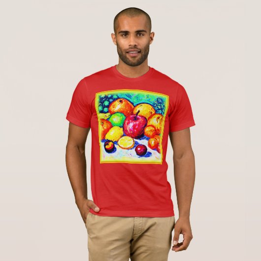 みずみずみずしい果物が食う。買今 Tシャツ (正面フル)