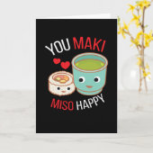 みそまきさんが日本を幸せに カード (黄色い花)