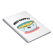 みそ幸せ面白スープパンのプレゼント ノートブック (右側)