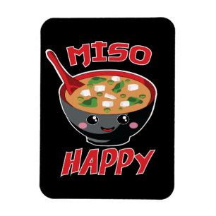 みそ幸せ食おもしろい品かわいい マグネット
