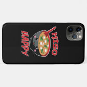 みそ幸せ食おもしろい品かわいい Case-Mate iPhoneケース (裏面(横))