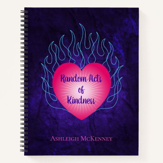 みだらな親切のハート ノートブック (正面)