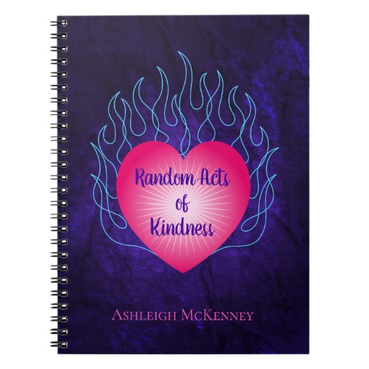 みだらな親切のハート ノートブック (正面)