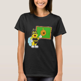 みつばち先生ポインターみつばちの巣 Tシャツ