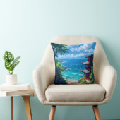 みどりと海の道 クッション (椅子)