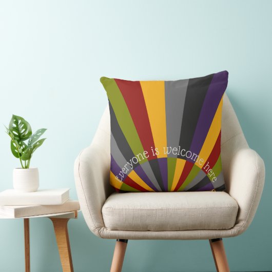 みなさんウェルカムヒースサンライズ装飾用クッション クッション (椅子)