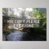 みなさん諺の橋のポスターを喜ばせることはできない ポスター (正面)