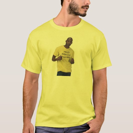 みなさん、こんにちはティーのティー Tシャツ (正面)