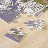 みにくいあひるの子、ハウマンによるヴィンテージの童話 ジグソーパズル (側面)