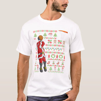 みにくいクリスマスのサンタクロース Tシャツ