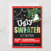 みにくいクリスマスツリーの会 招待状 (正面)