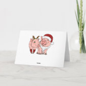 みにくいクリスマスピッグ シーズンカード (裏面)