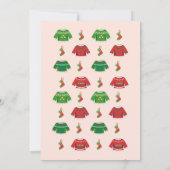 みにくいスウェーター パーティー招待状 招待状 (裏面)