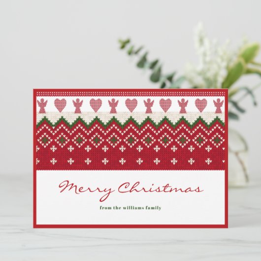 みにくいニットセーター ハイゲ アンジェルス ハーツ クリスマス (スタンド正面)