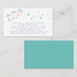 みねの甘い子ミュージカル本ベビー 名刺