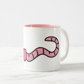 みみず ツートーンマグカップ (正面右)