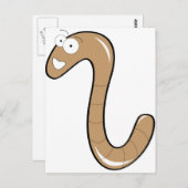 みみず ポストカード (正面/裏面)