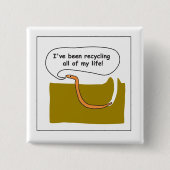 みみず 缶バッジ (正面)