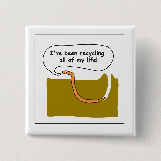 みみず 缶バッジ (正面)