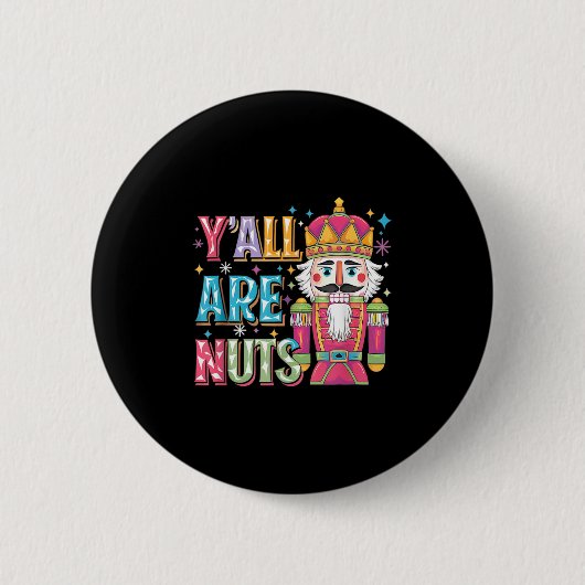 みんなおかしいよ!くるみ割り人形おもしろクリスマスXmas 缶バッジ (正面)