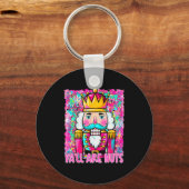 みんなおかしいよ!ナッツクラッカー メリークリスマス 面白い クリスマス キーホルダー (正面)