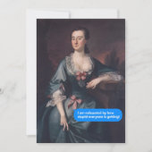 みんながどんなに愚かかにPを得るかで、疲れ果ててヴィンテージP 招待状 (正面)