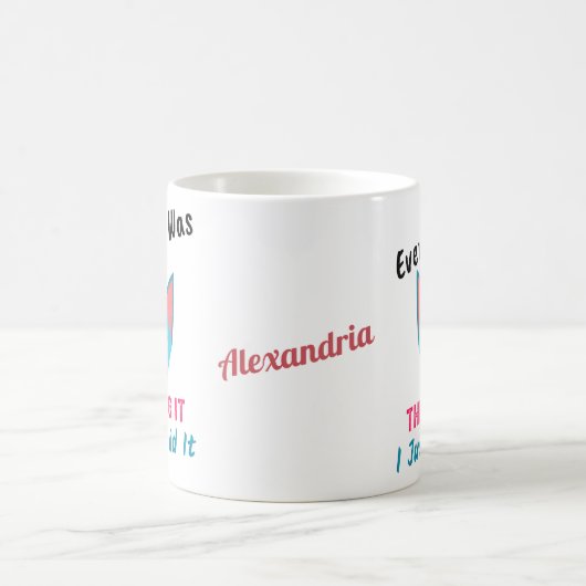 みんなだっ考えるて私が言っただけことわざ コーヒーマグカップ (中央)