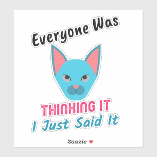 みんなだっ考えるて私が言っただけことわざ シール (シート)