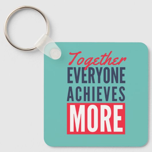 みんなでチームワークオフィスを充実 キーホルダー (正面)