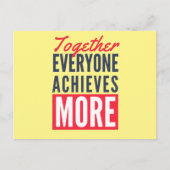 みんなでチームワークオフィスを充実 ポストカード (正面)