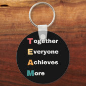 みんなで一緒に達成 キーホルダー (正面)