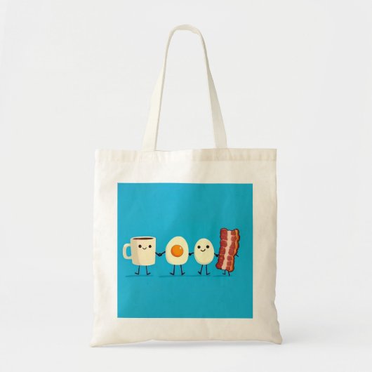 みんなで朝食を食べに行こう トートバッグ (正面)