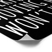 みんなと話す 移動しても無駄 おもしろ格言 ポスター (角)