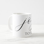 みんなに喜びを コーヒーマグカップ (正面左)
