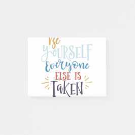 みんなに奪われて自分になれ ポストイット