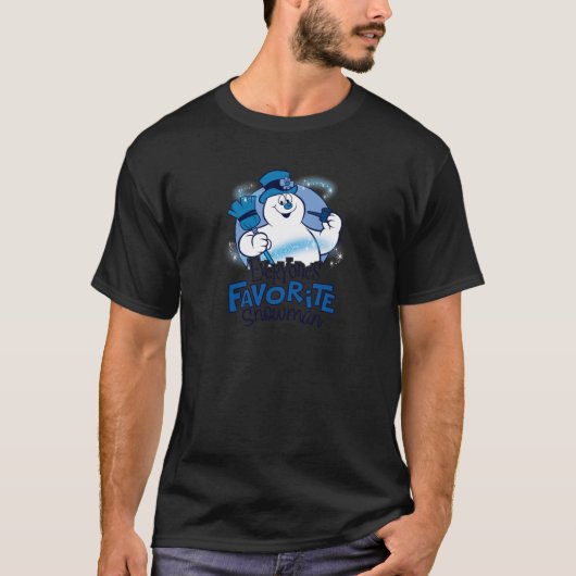 みんなのお気に入りの雪だるま、フロスティ Tシャツ (正面)